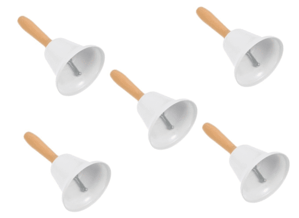 White Hand Bells-5 piece